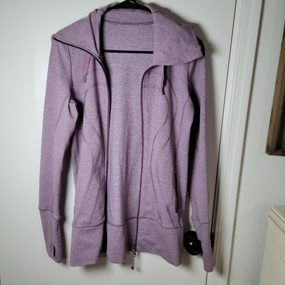 Lululemon Purple Stride Hoodie Jacket | Size 6 | Yoga/Running Hoodie - Picture 6 of 10